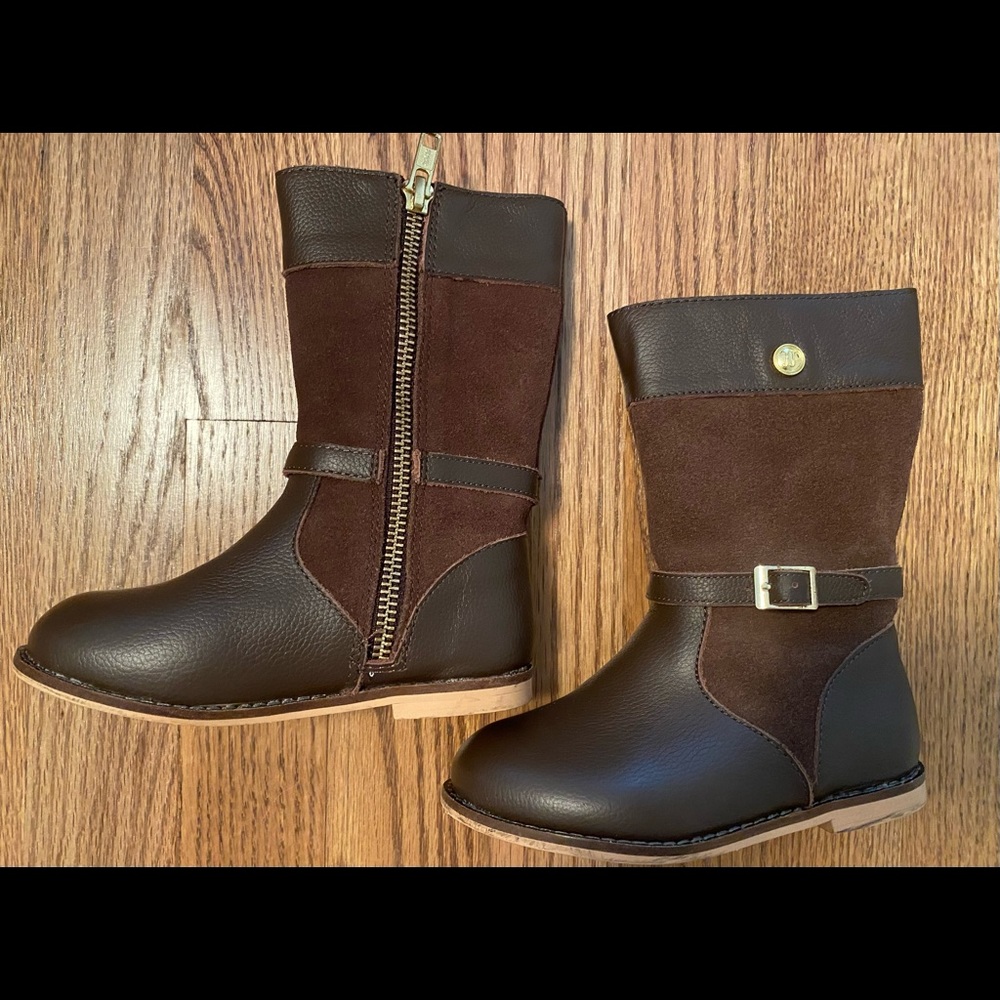 Janie and Jack Brown Riding Boot, size 8